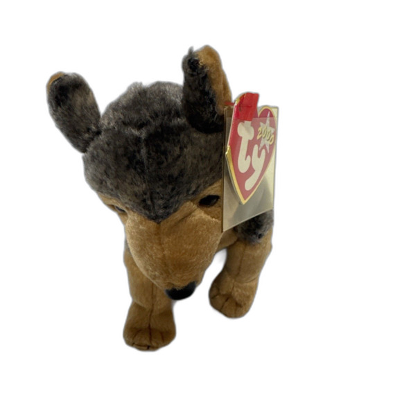 Ty Beanie Baby Sarge the Dog DOB February 14, 2000 MWMT - Picture 1 of 5